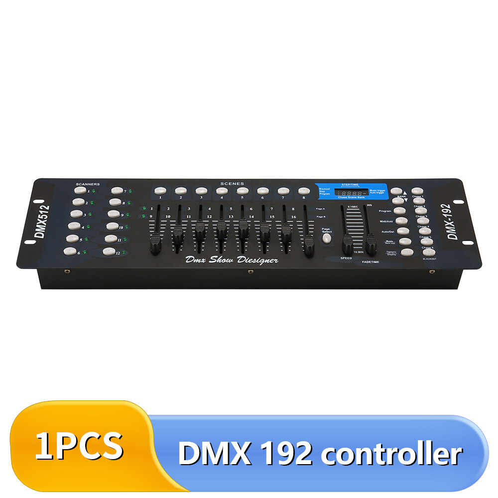DMX 512 192 Channel Operator Console Controller For Stage DJ Party Lighting