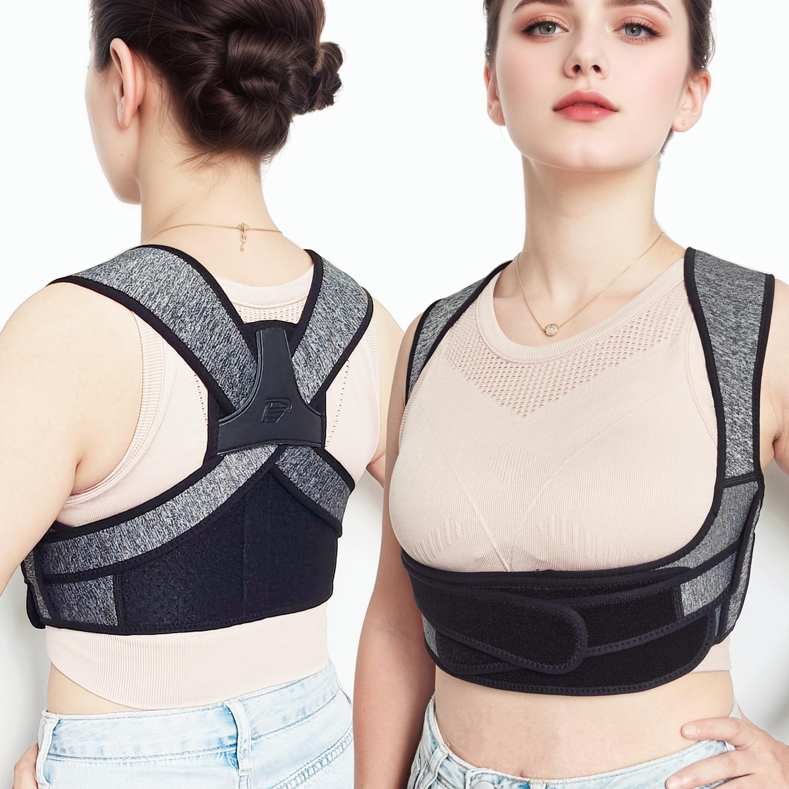 CMCOOPLX Posture Corrector for Women-Invisible Lightweight Back Brace Support...