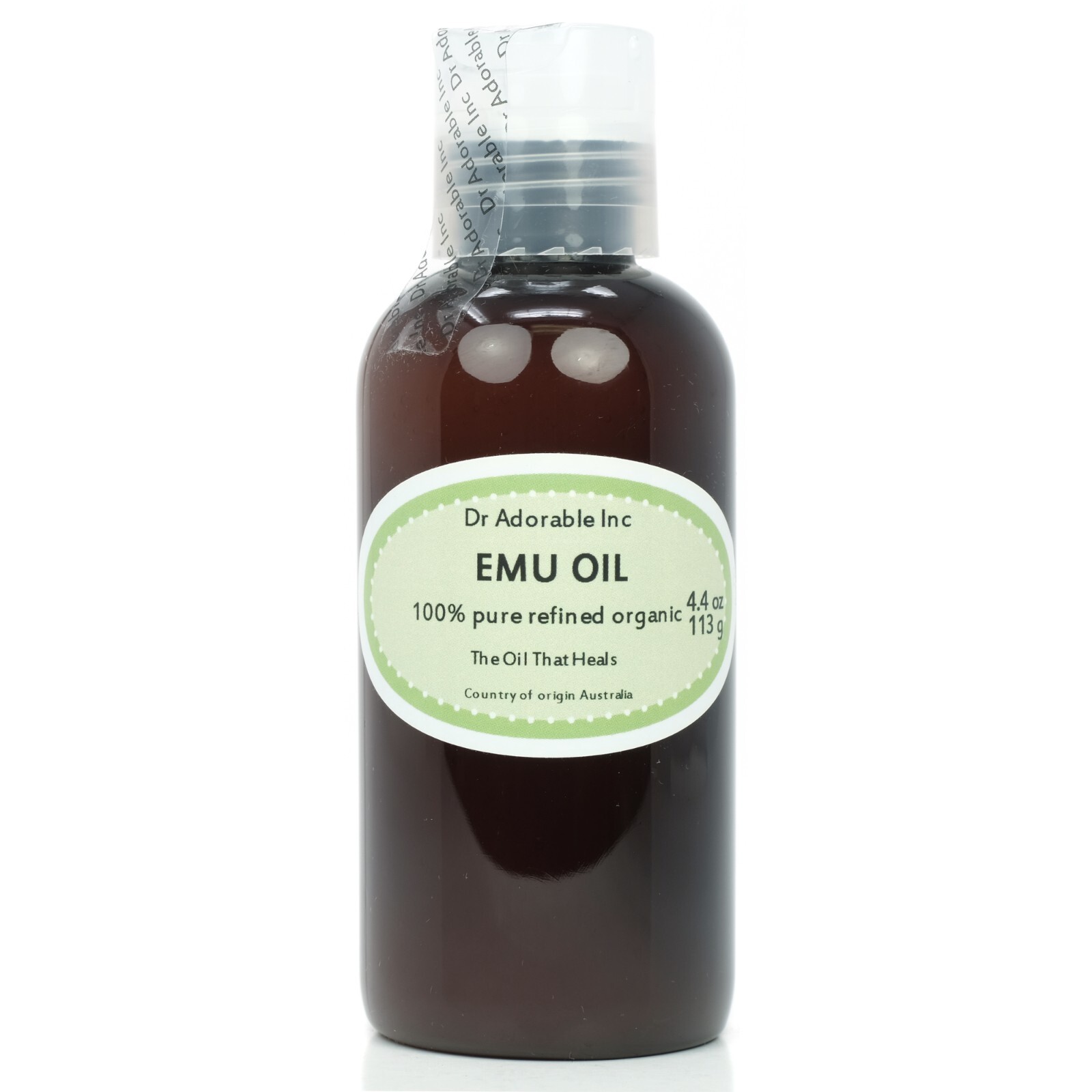 4 Oz Premium Pure Organic Cold Pressed Best Fresh Australian Emu Oil Skin Care