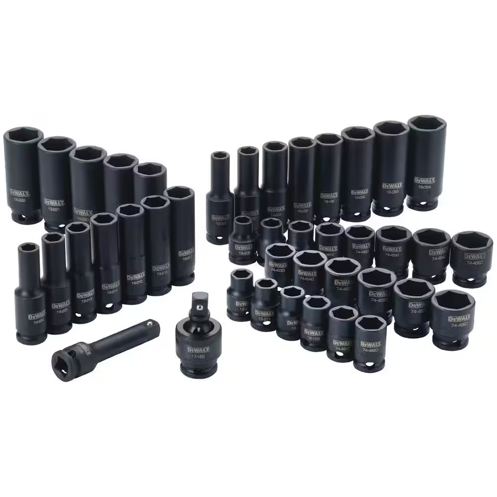 3/8 In. Drive Impact Socket Set (42-Piece)
