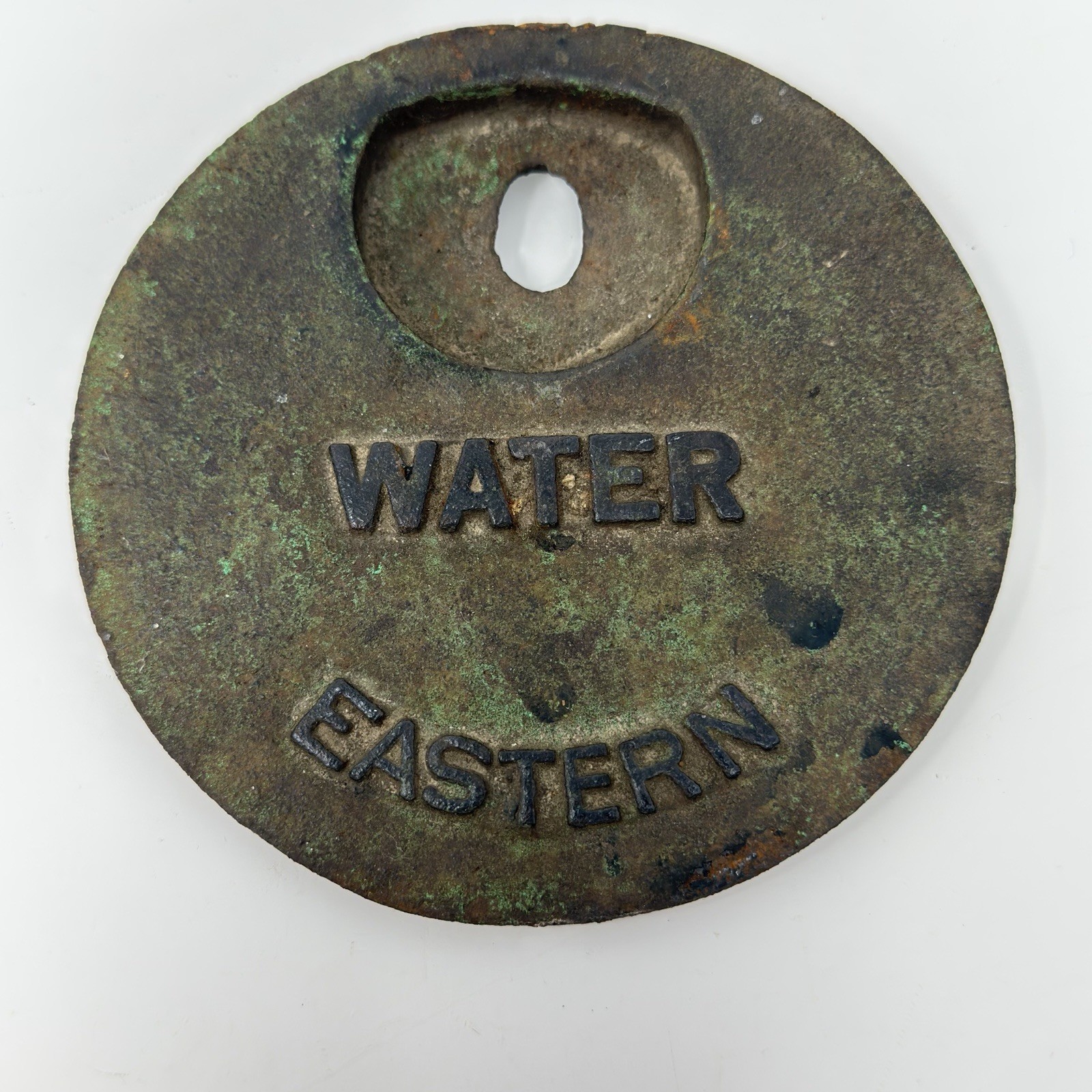 Antique Vintage Water Eastern Meter Pipe Utility Cover Lid