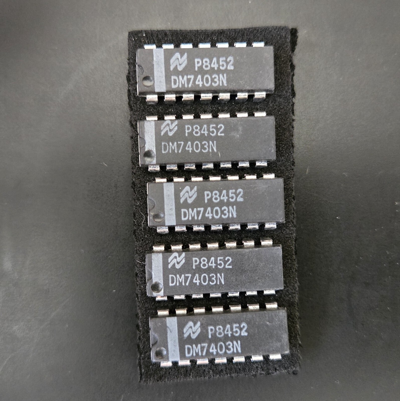 QTY5 National 7403N 14PIN DIP QUAD 2-INPUT NAND GATE SN7403N DM7403N FREE SHIP