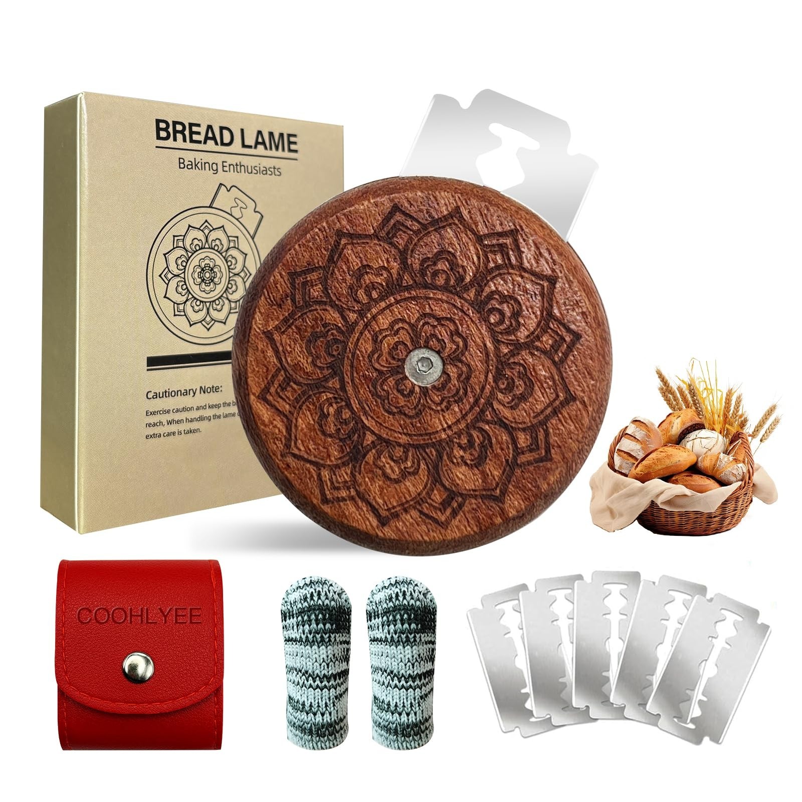 UFO Bread Lame Dough Scoring Tool - Professional Sourdough scoring tool for S...