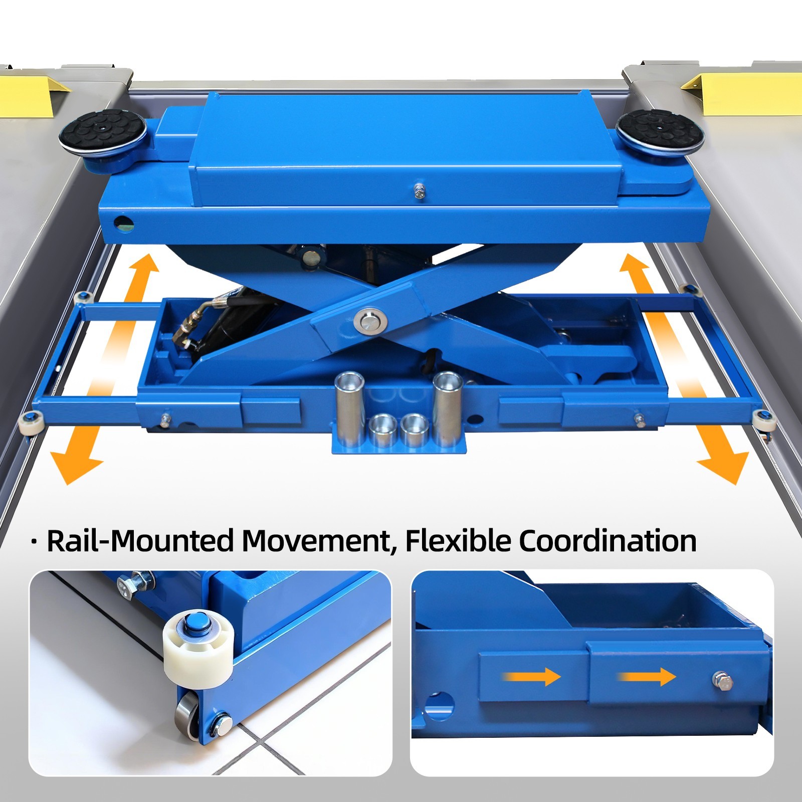 7000 LBS Rolling Jack Sliding Jack for 4 Post Car Lift