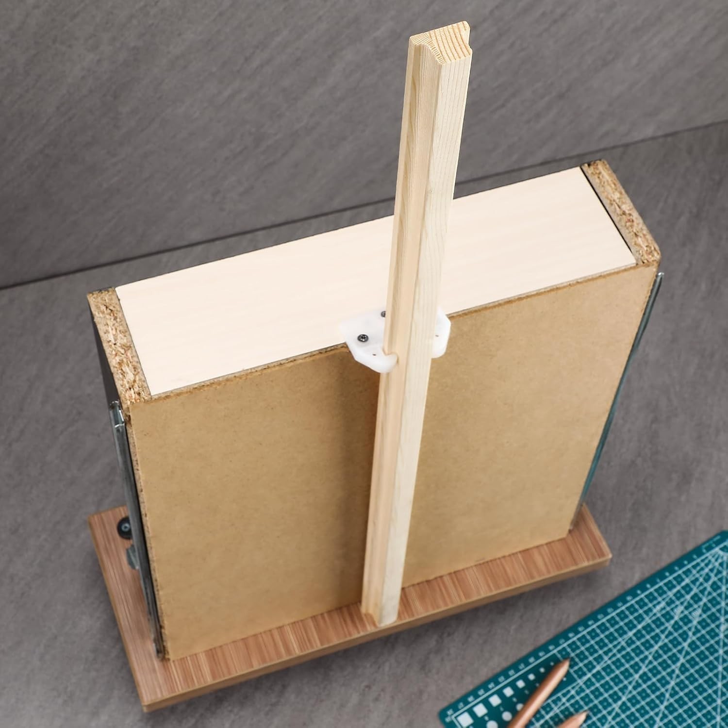 4 Pack Hardwood Center Mount Drawer Slides Wooden Drawer Track Classic T Shaped