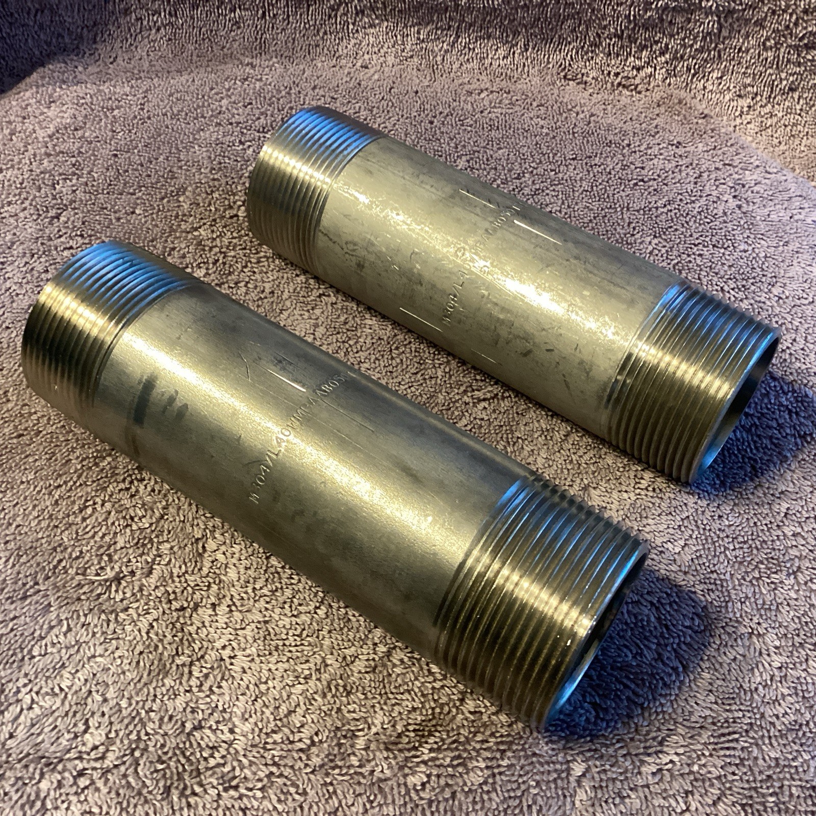 2–MERIT …STAINLESS STEEL …1-1/2" X 6"…304..Nipples…NEW🇺🇸