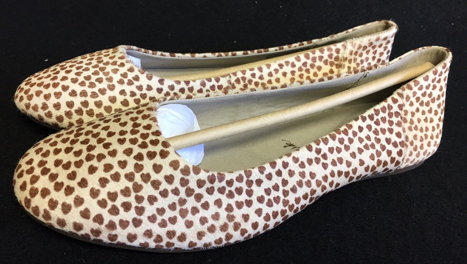 Sanuk YOGA EVE SELECT Womens Slip On Ballet Flat Shoes Natural Brown Pony Hair