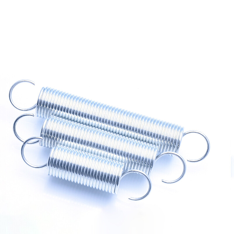 2mm Wire Dia Expansion Spring Tension Extension Length 40mm - 336mm OD：12mm-19mm