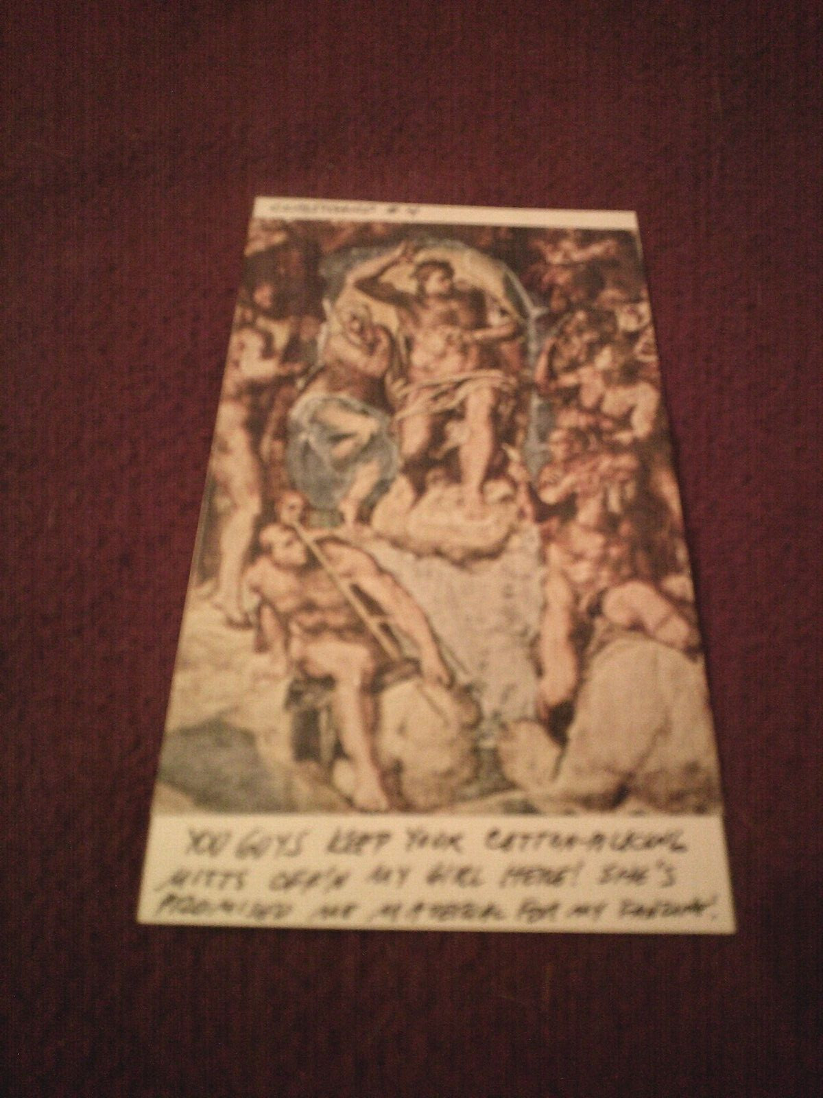 SF author and fanzine artist William Rotsler hand-made Classicard #4 humor