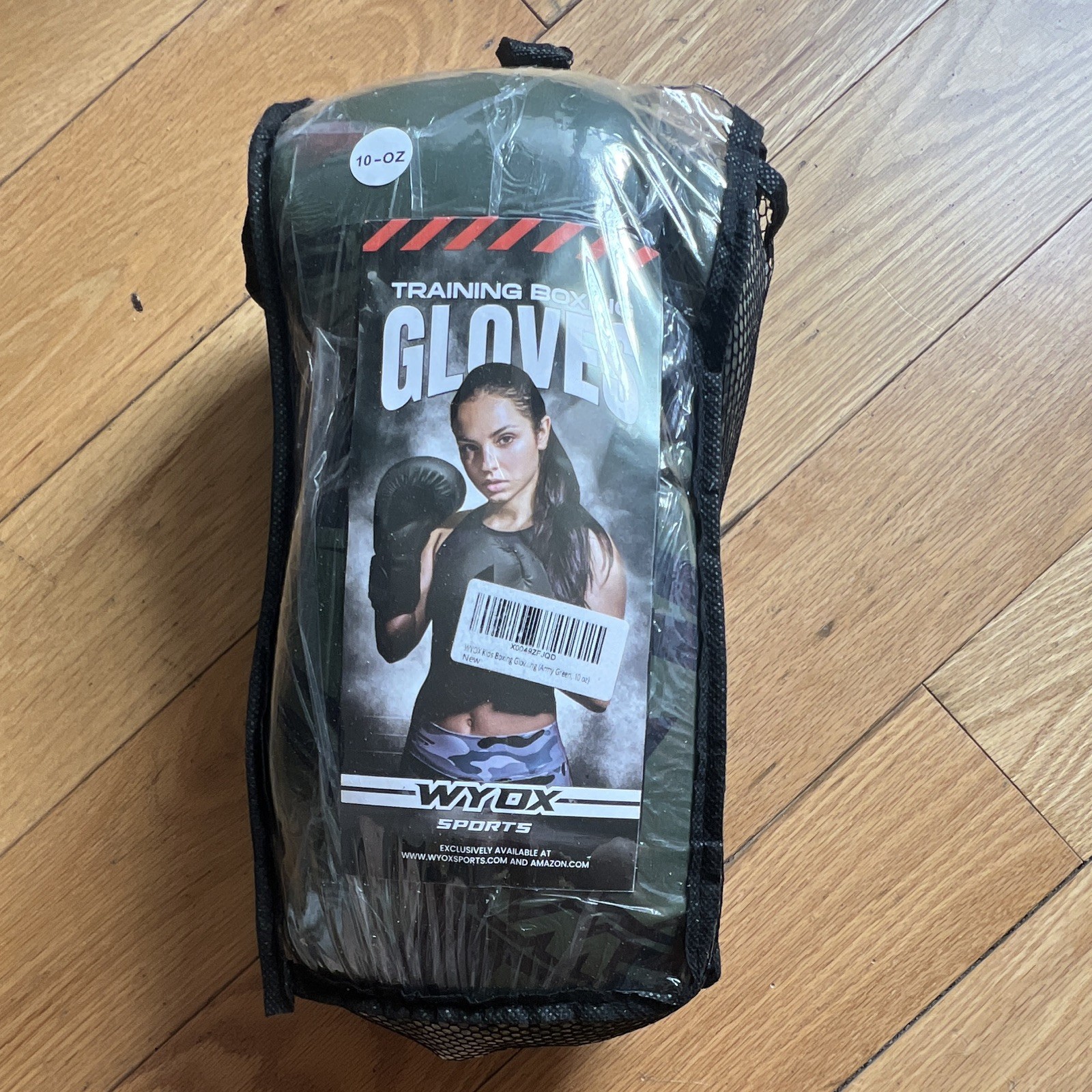 WYTOX Sports Training Boxing Gloves 10 oz Green Training Gloves