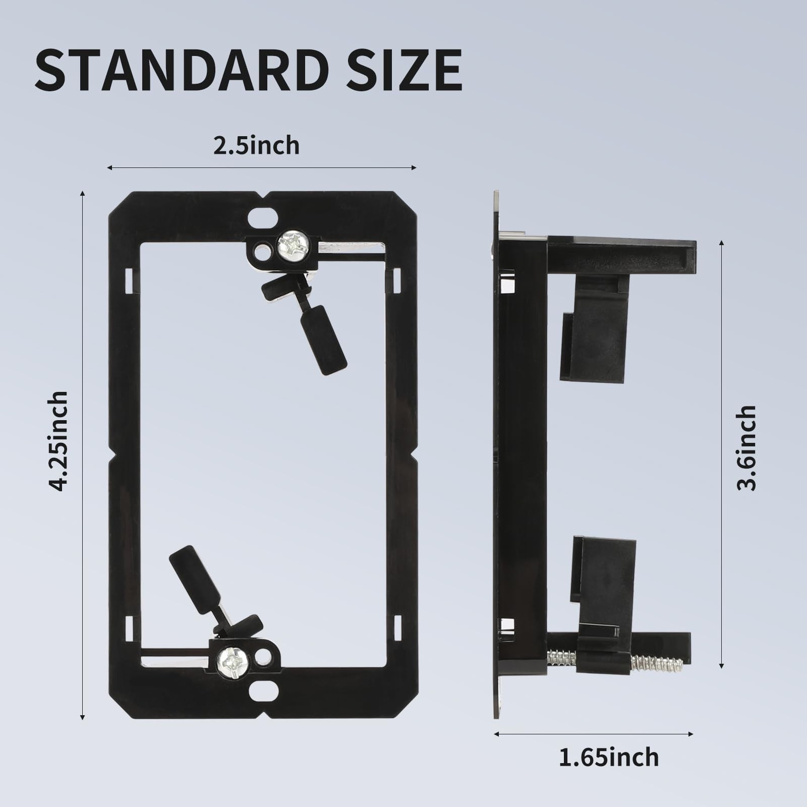 Low Voltage Mounting Bracket for Single Gang Wall Plate,Cable Management for ...