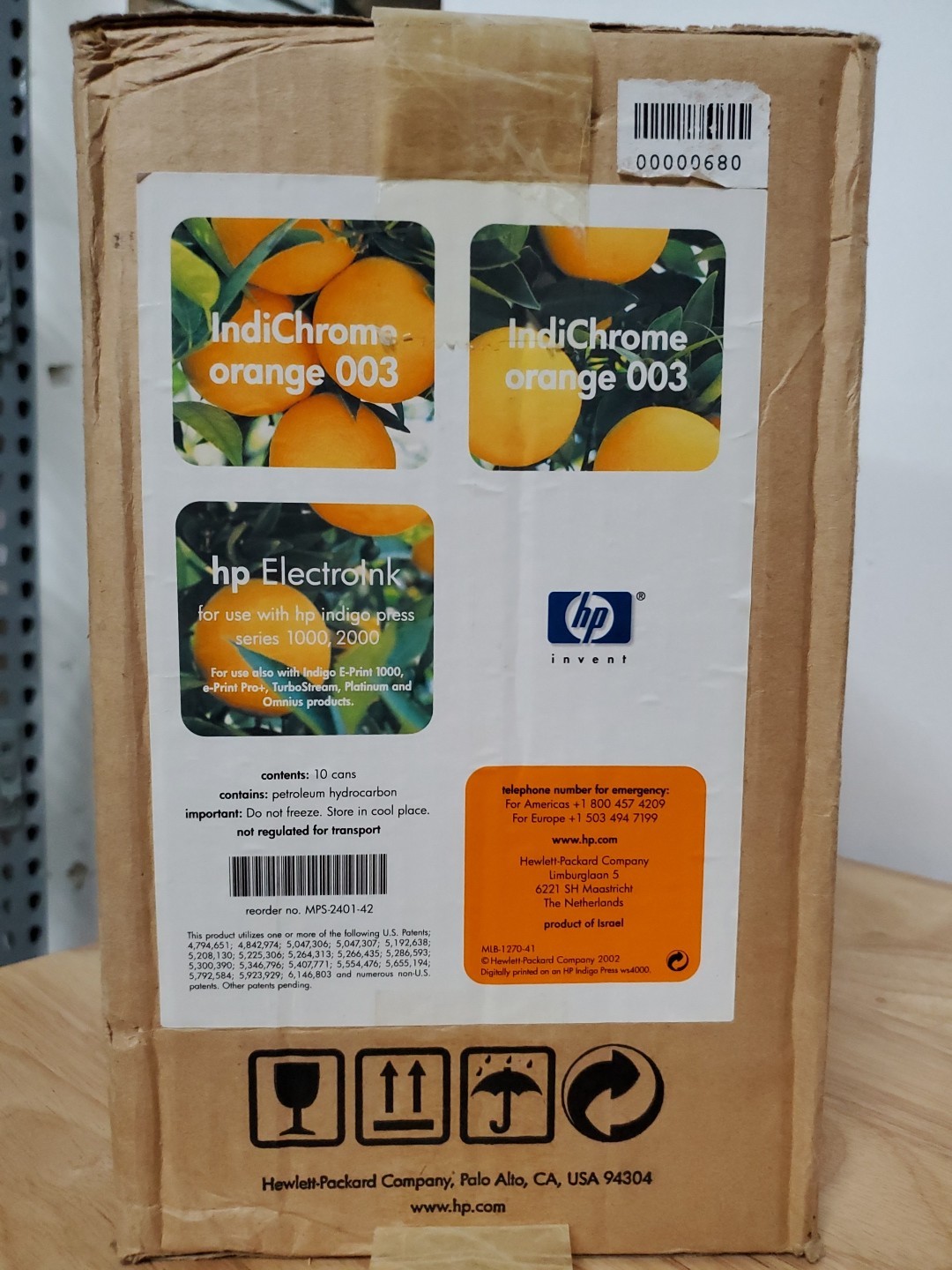 Genuine Electroink IndiChrome Orange 003 MPS-2401-42