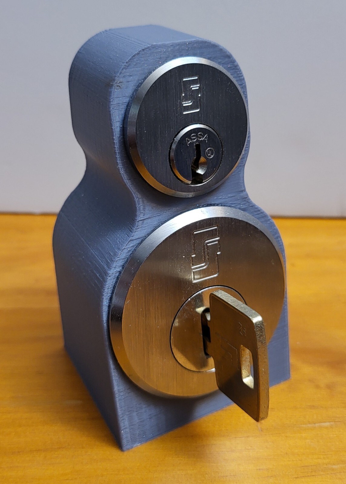 Mortise & Mogul Lock Double Display Stand - Pickable - Locksport/Locksmith