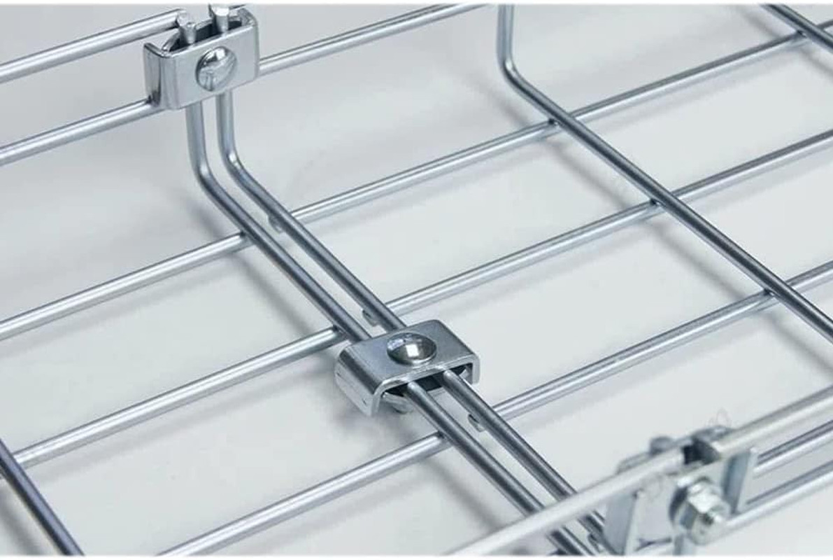 Gridwall Joining Clip , 10 Pcs Silvery Wire Grid Panel Connector Grid Panel Joi