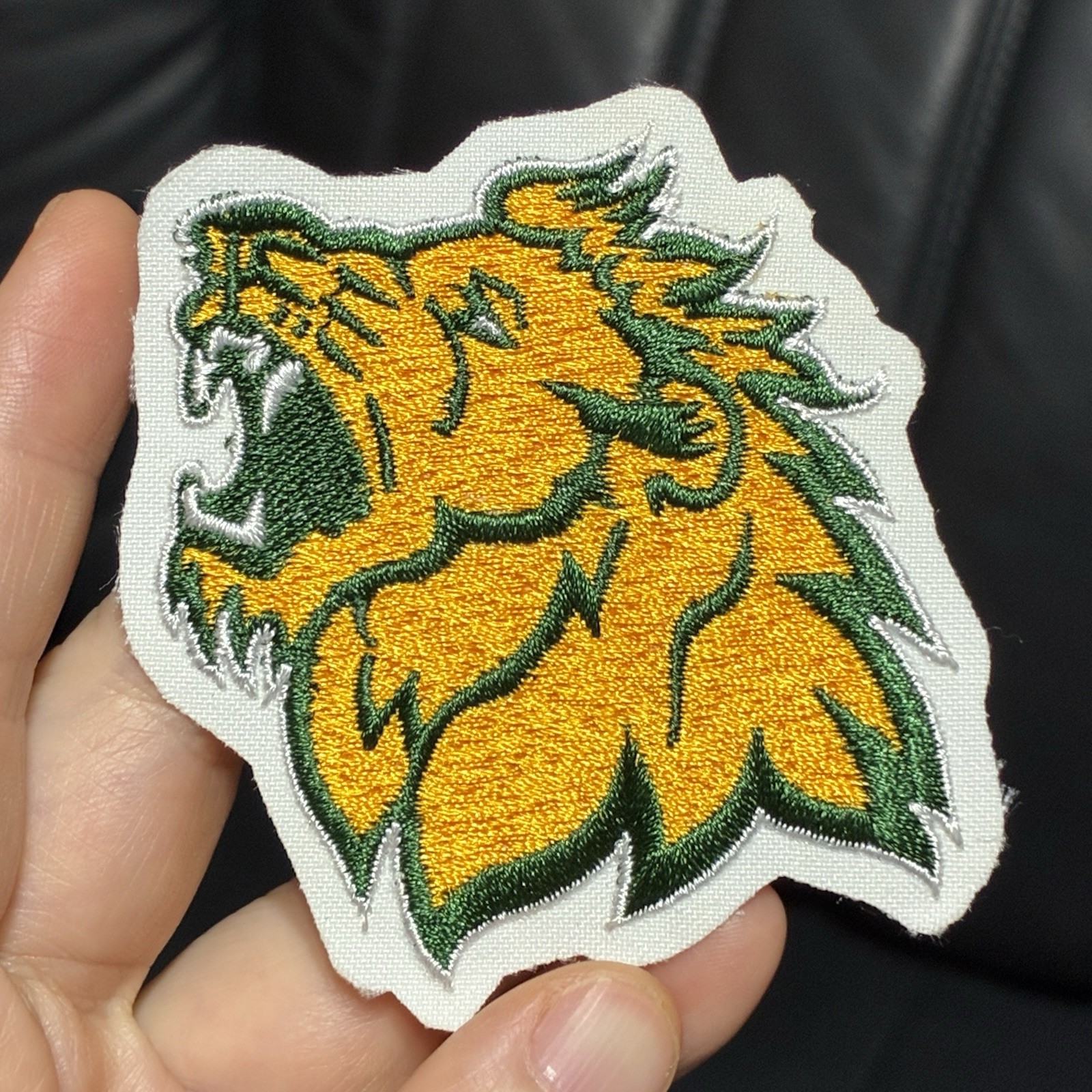Original Sew-On Patch Missouri Southern State University NCAA Lion Face