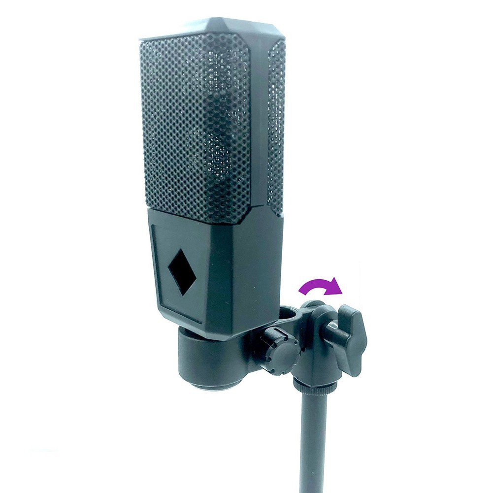 Secure Mic Holder for Mic Stands Improved Sound Recording Wide Compatibility