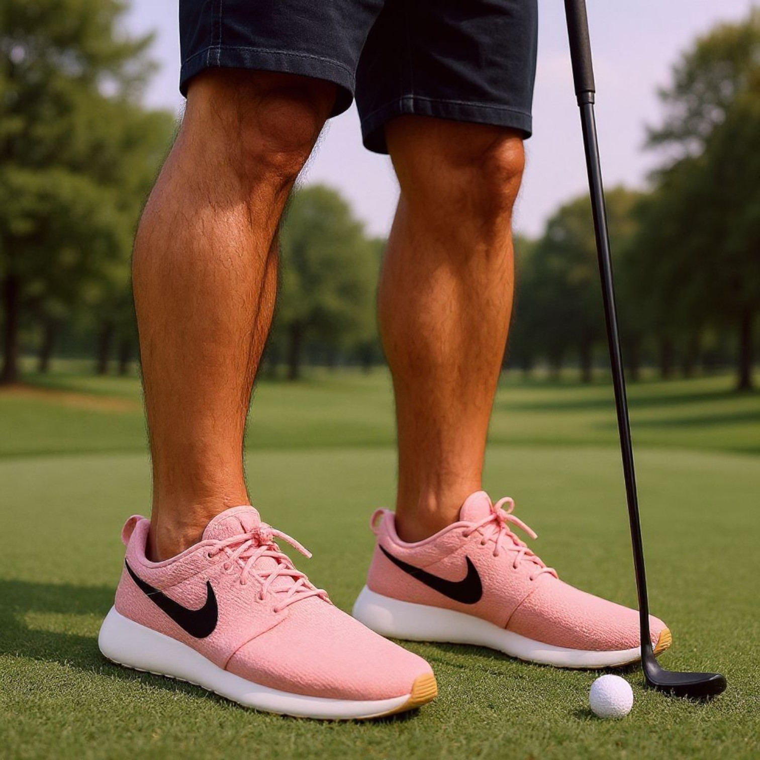 Nike Roshe Golf Next Nature Soft Pink Spikeless Golf Shoes SZ 10 DV1202-601 NEW!