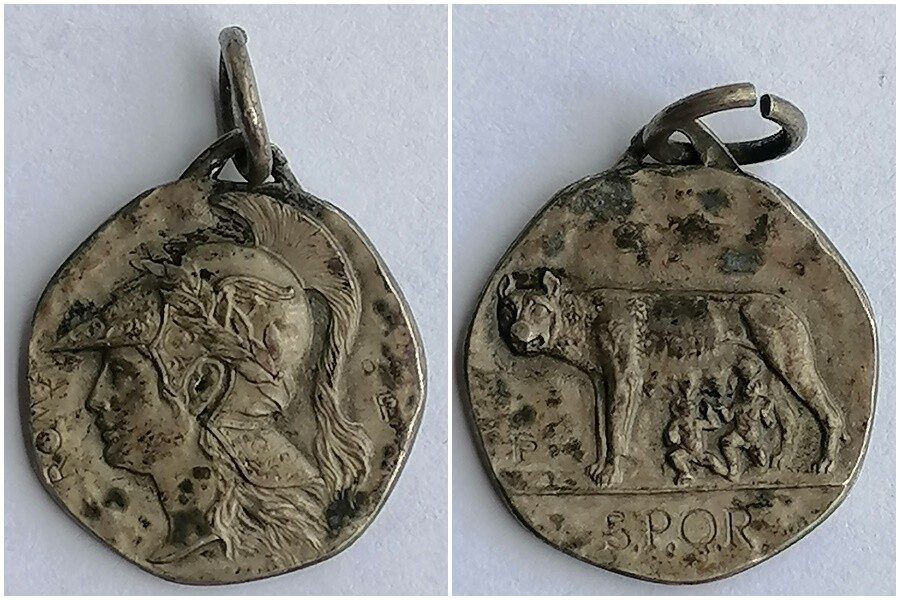 MIGNON MEDAL SPQR ROME MEDAL WW2