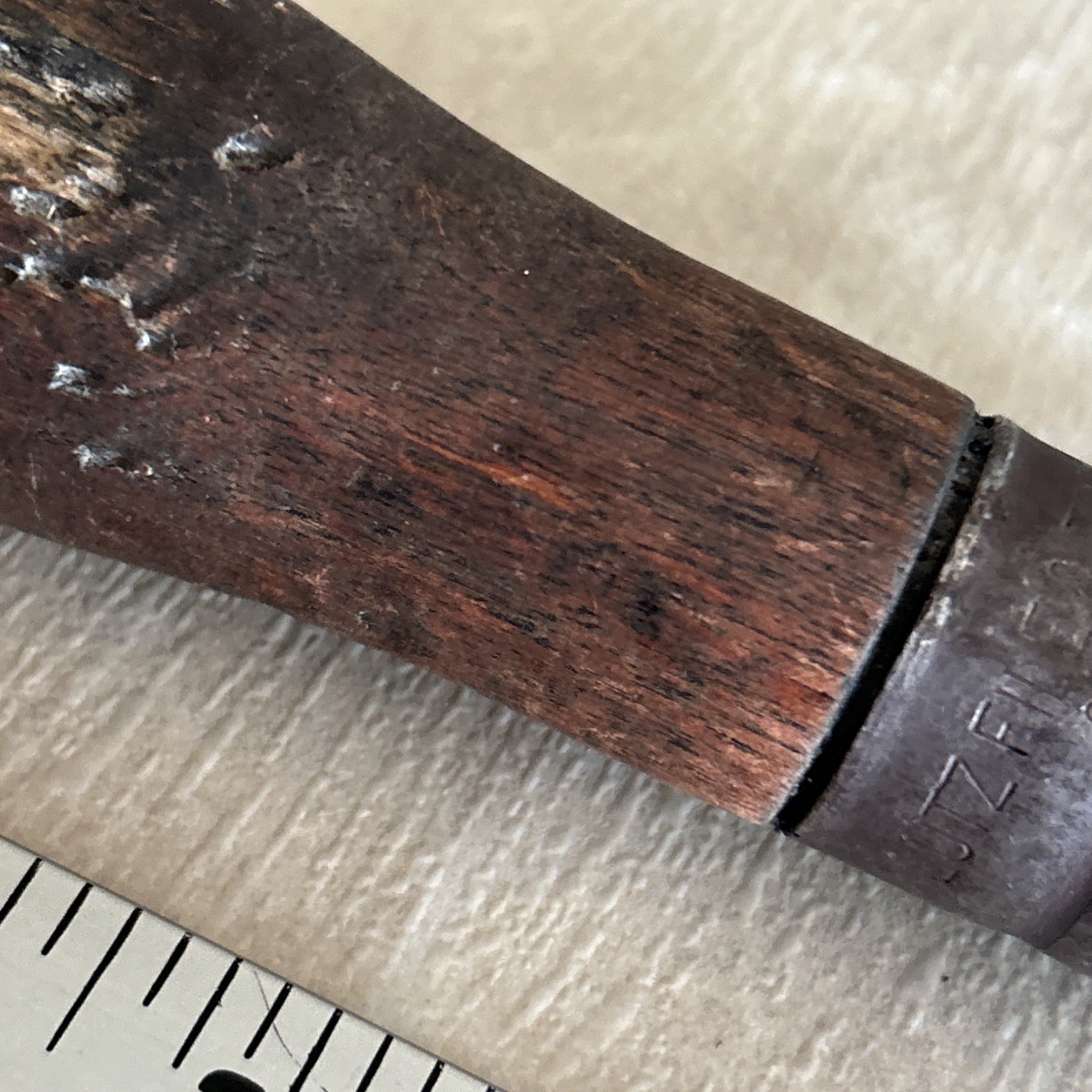 Vintage Lutz File Tool Wood Handle With A Hook