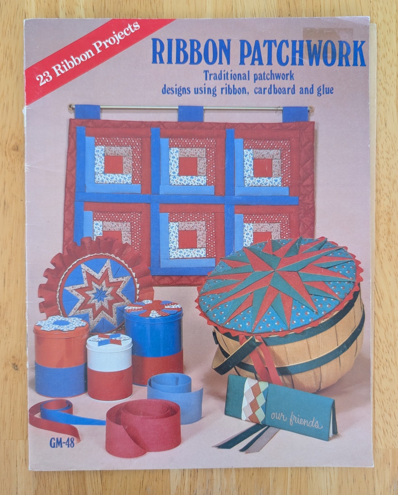 Ribbon Patchwork Traditional Patchwork Designs Vintage Pattern Booklet
