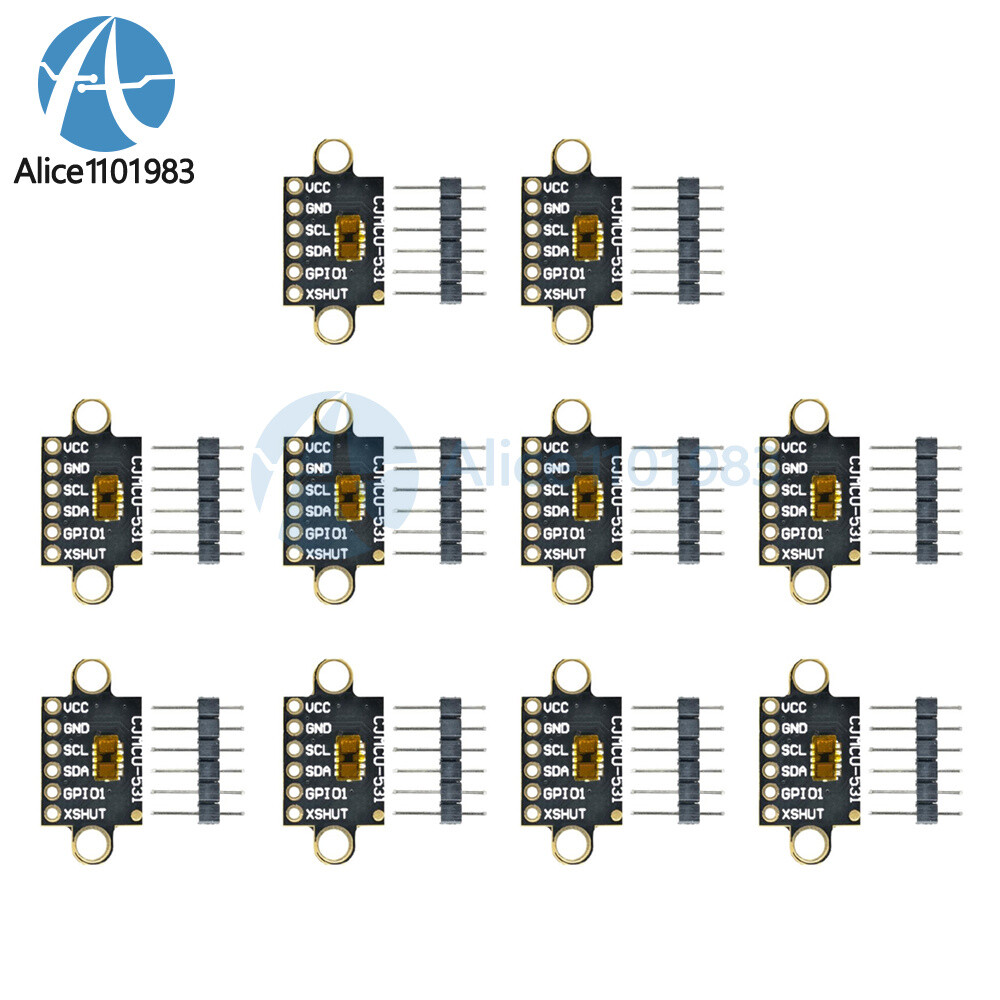1-10PCS VL53L1X Laser Ranging Time-of-Flight Distance Measurement Sensor Arduino