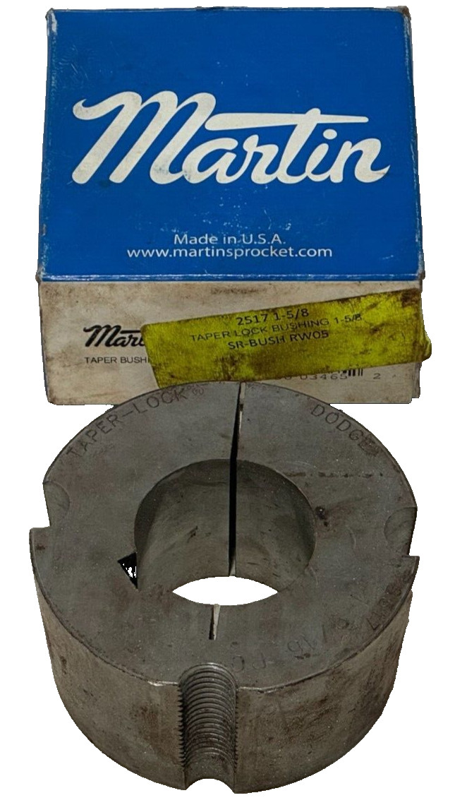 NEW IN BOX Martin 2517 1-5/8 Taper Lock Bushing