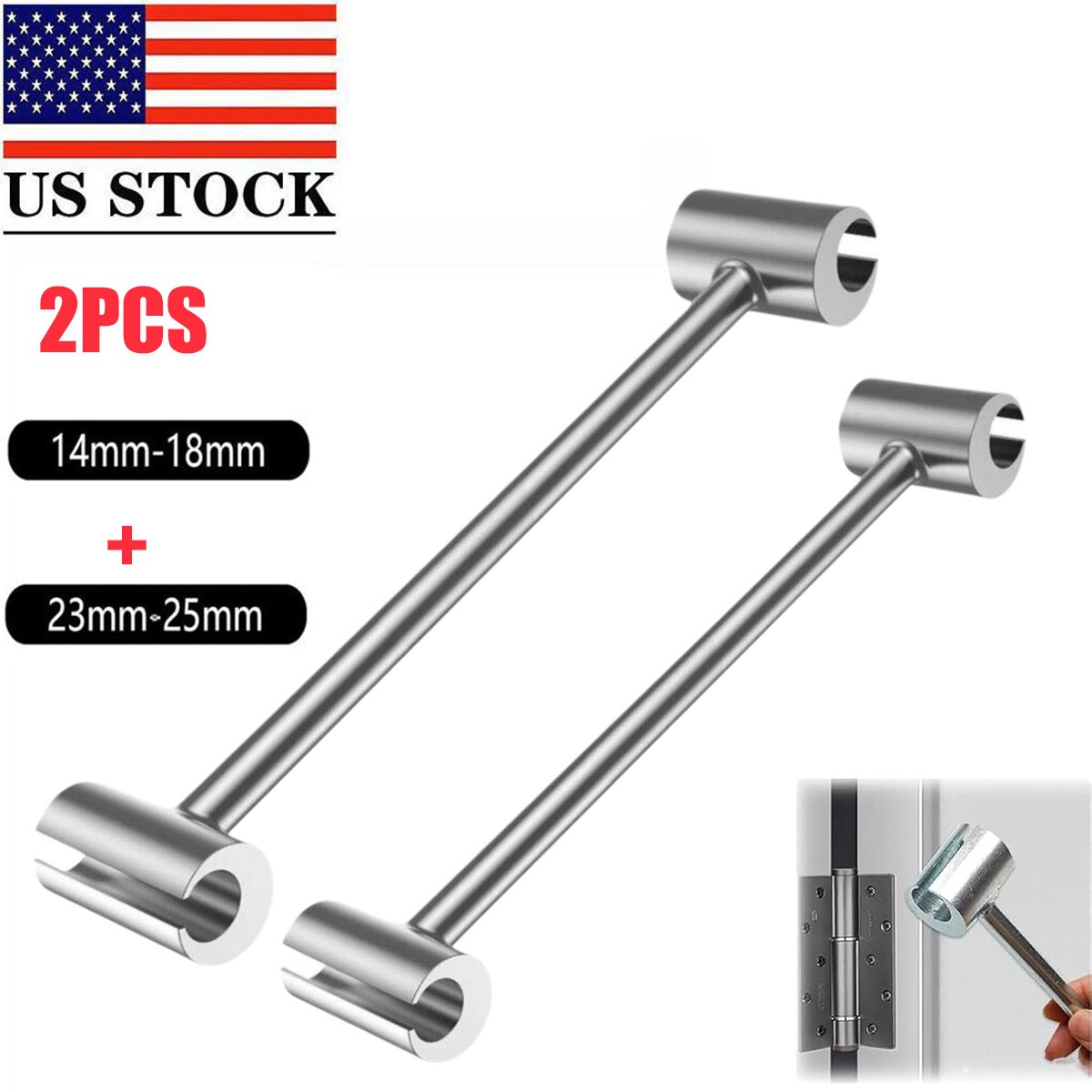 Door Hinge Adjustment Tool, 2025 New Upgrade Steel Hinges Gap Adjusting Wrench