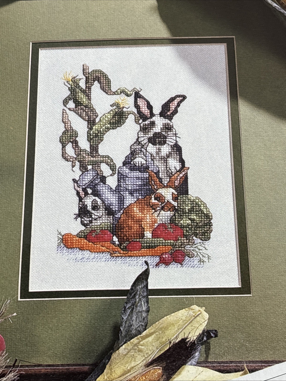 Rabbit Garden Cross Stitch Pattern Magazine Pages