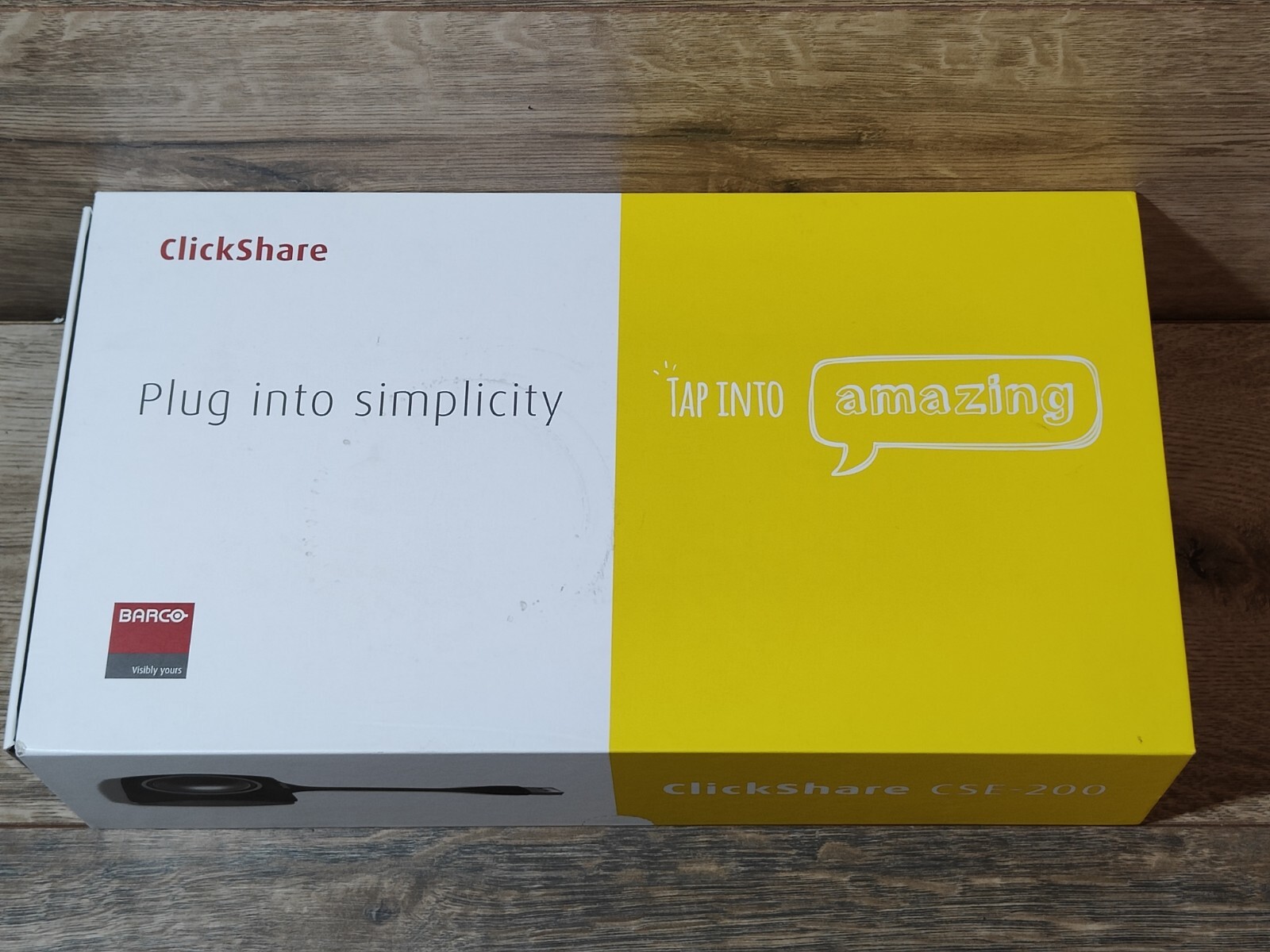 Barco ClickShare CSE-200 Wireless Presentation System Black R9861520 Please Read