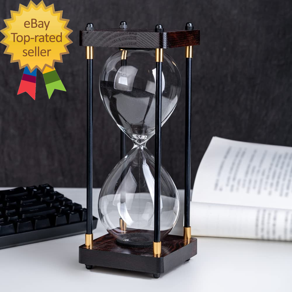 Large Sand Timer, Hourglass Timer 60 Minutes  Vintage Wooden