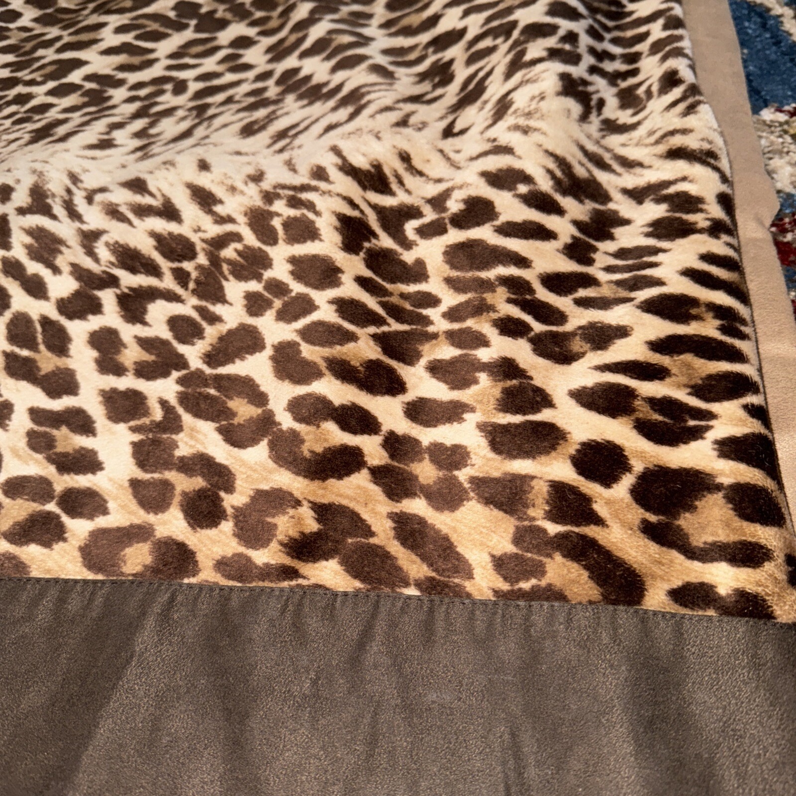 Beverly Glen Brown Leopard King Sized Pillow Sham
