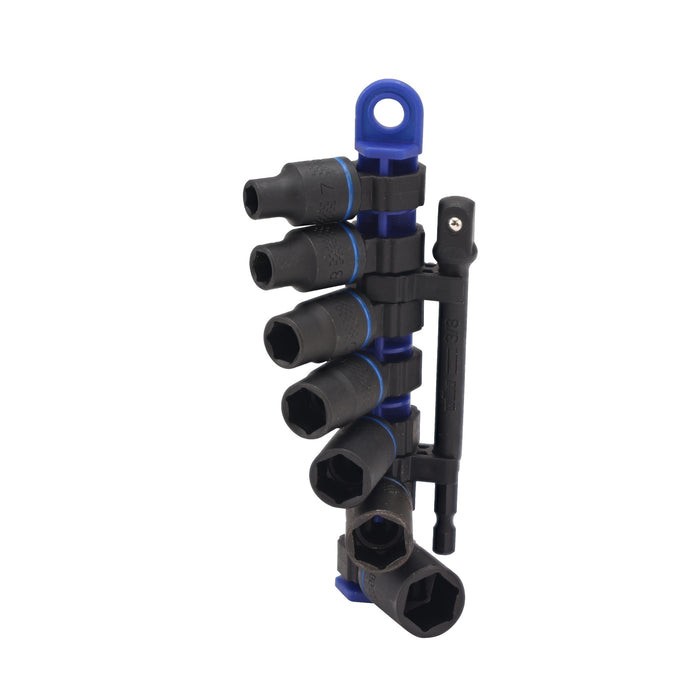 Wiha 72094 8 Piece 3/8" Drive Metric Impact Socket Set