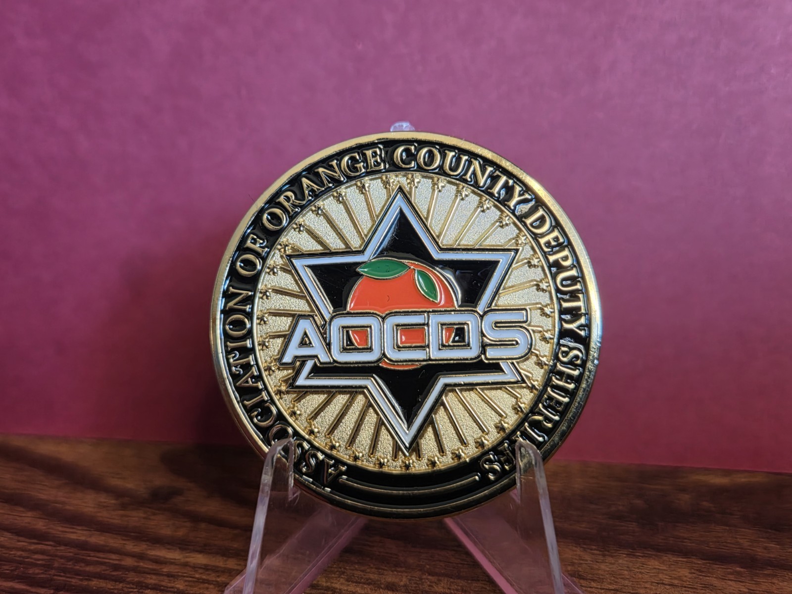 Orange County Sheriff CA Fraternal Order Of Police FOP Collecible Challenge Coin