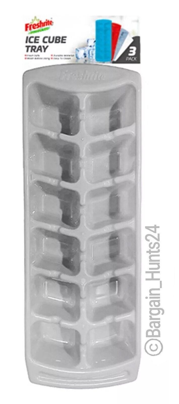 3 Counts Set Ice Cube Tray Home Smart Freezer & Dishwasher Safe,12 Ice Cube Mold