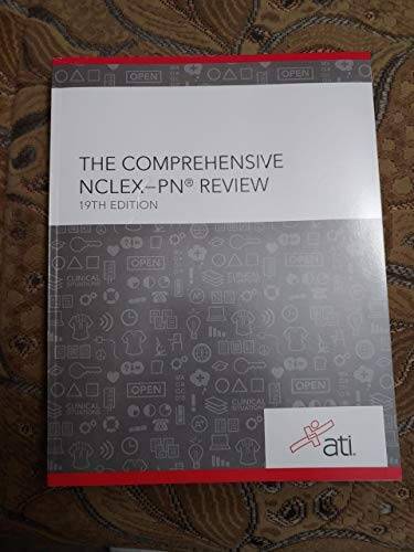 The Comprehensive NCLEX - PN Review 19th - Textbook Binding By ATI - GOOD
