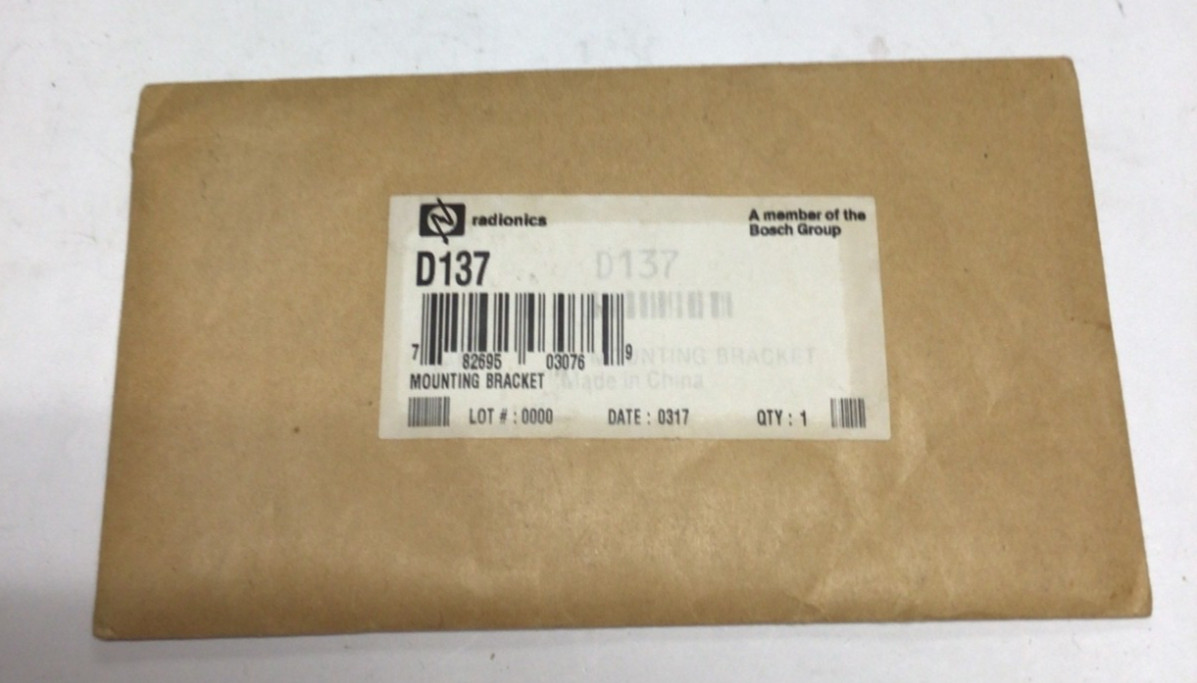 Radionics D137 Accessory Module Mounting Bracket NEW
