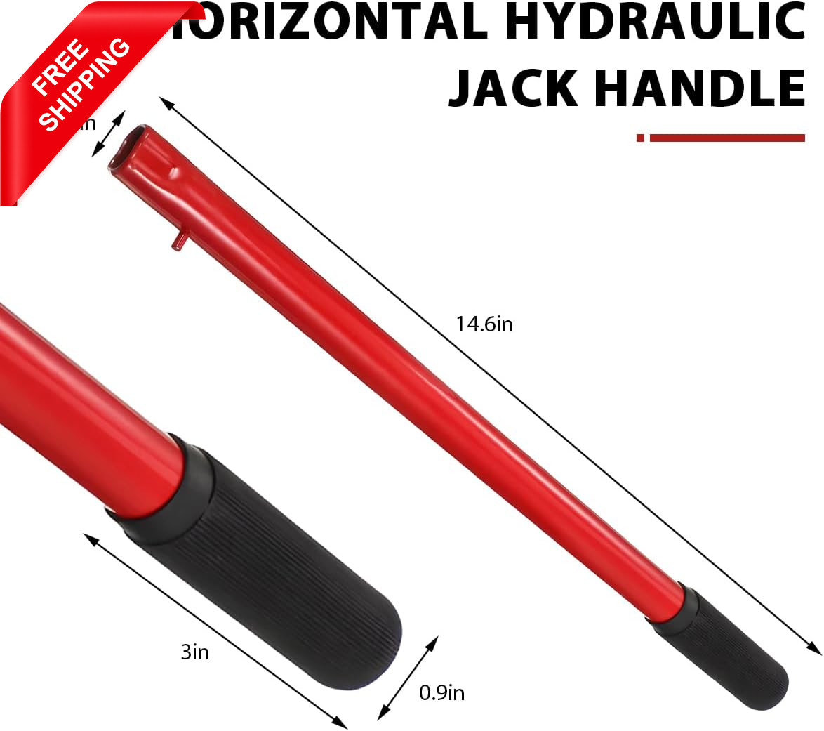 Horizontal Hydraulic Jack Handle, 2 Ton Floor Jack Pole Lever Replacement with A