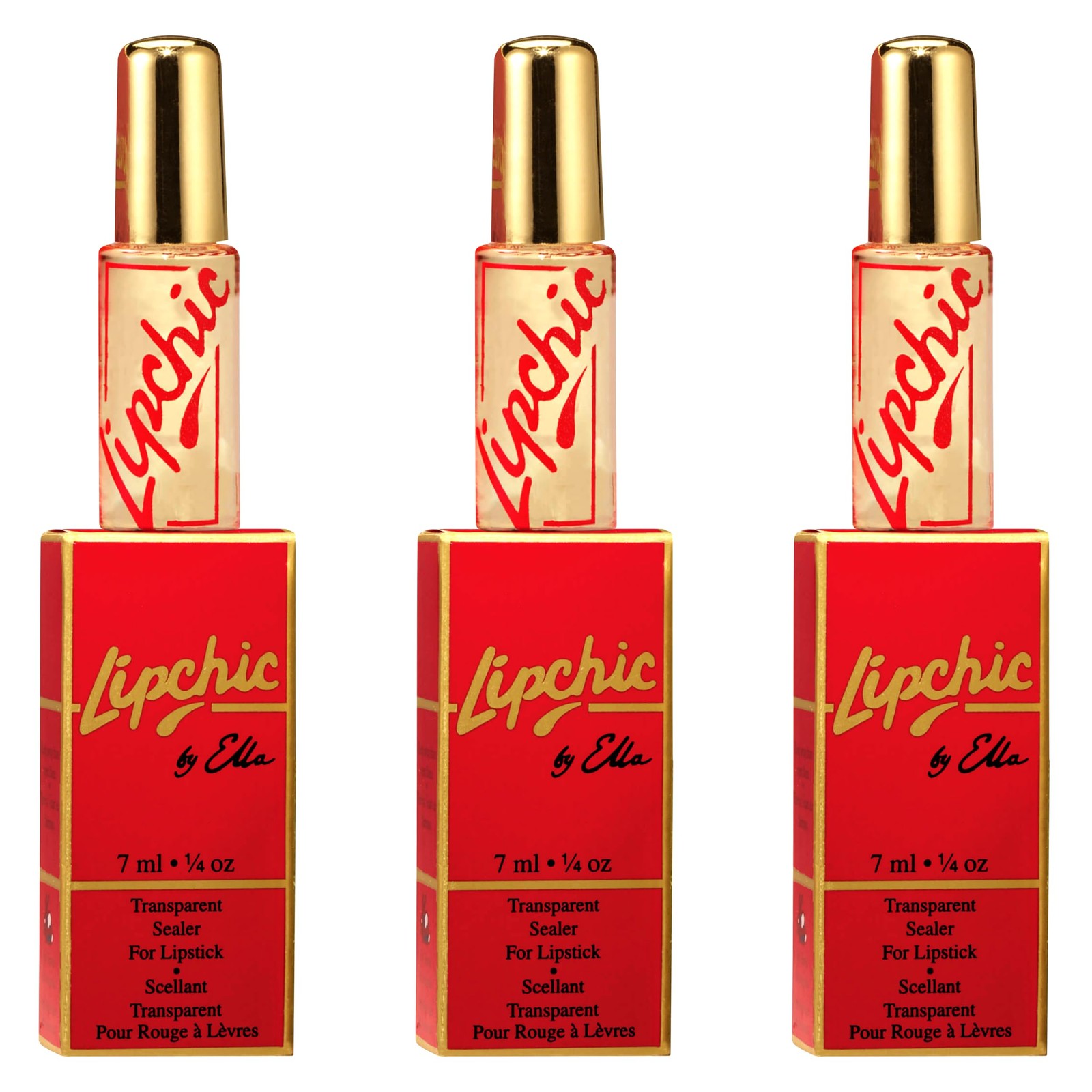 Ella International Lip Chic: 3-Pack All-Day Lipstick Sealer, Smudge-Proof, Long-
