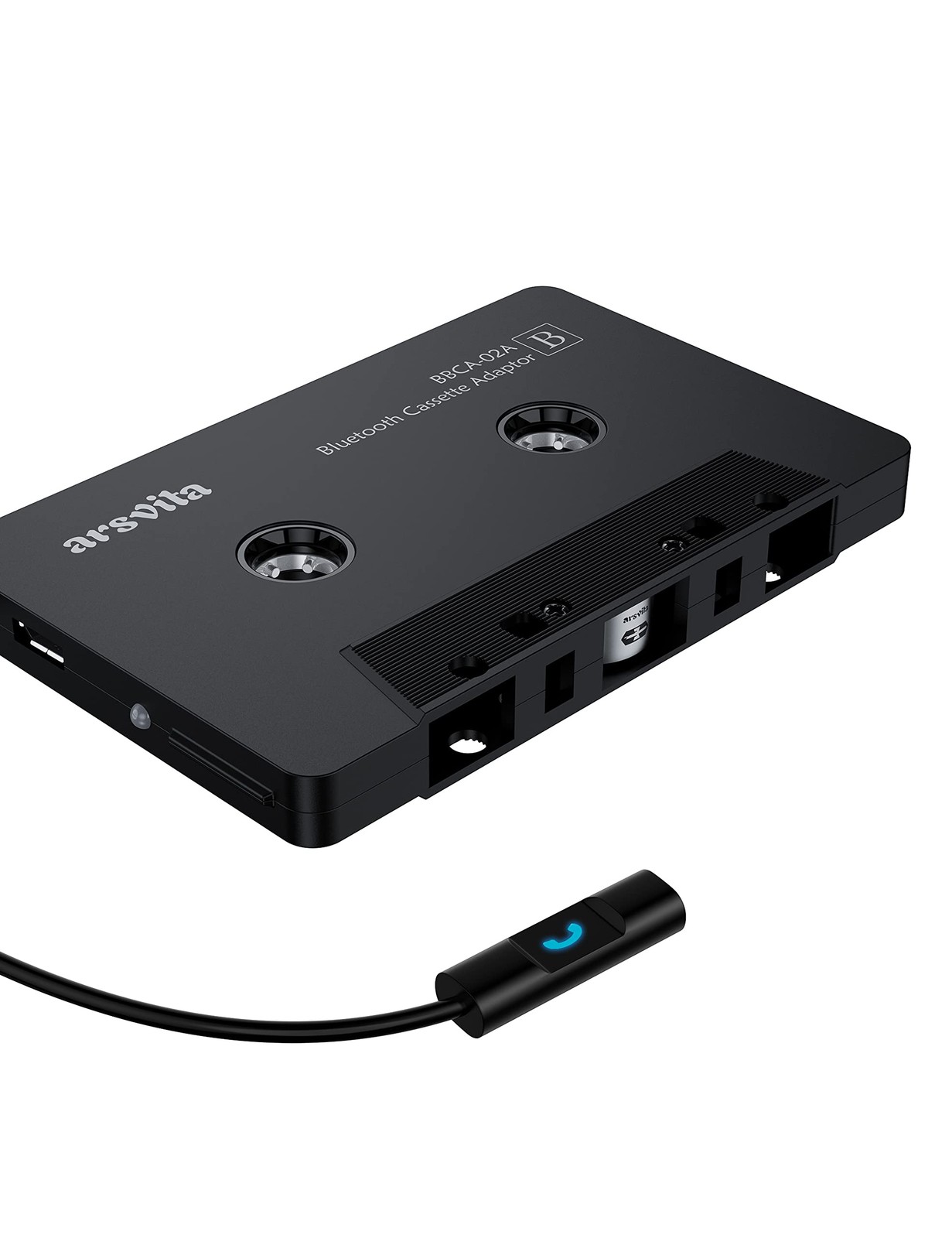 arsvita Bluetooth 5.0 Cassette to Aux Adapter Car Hands-Free Call FROM USA