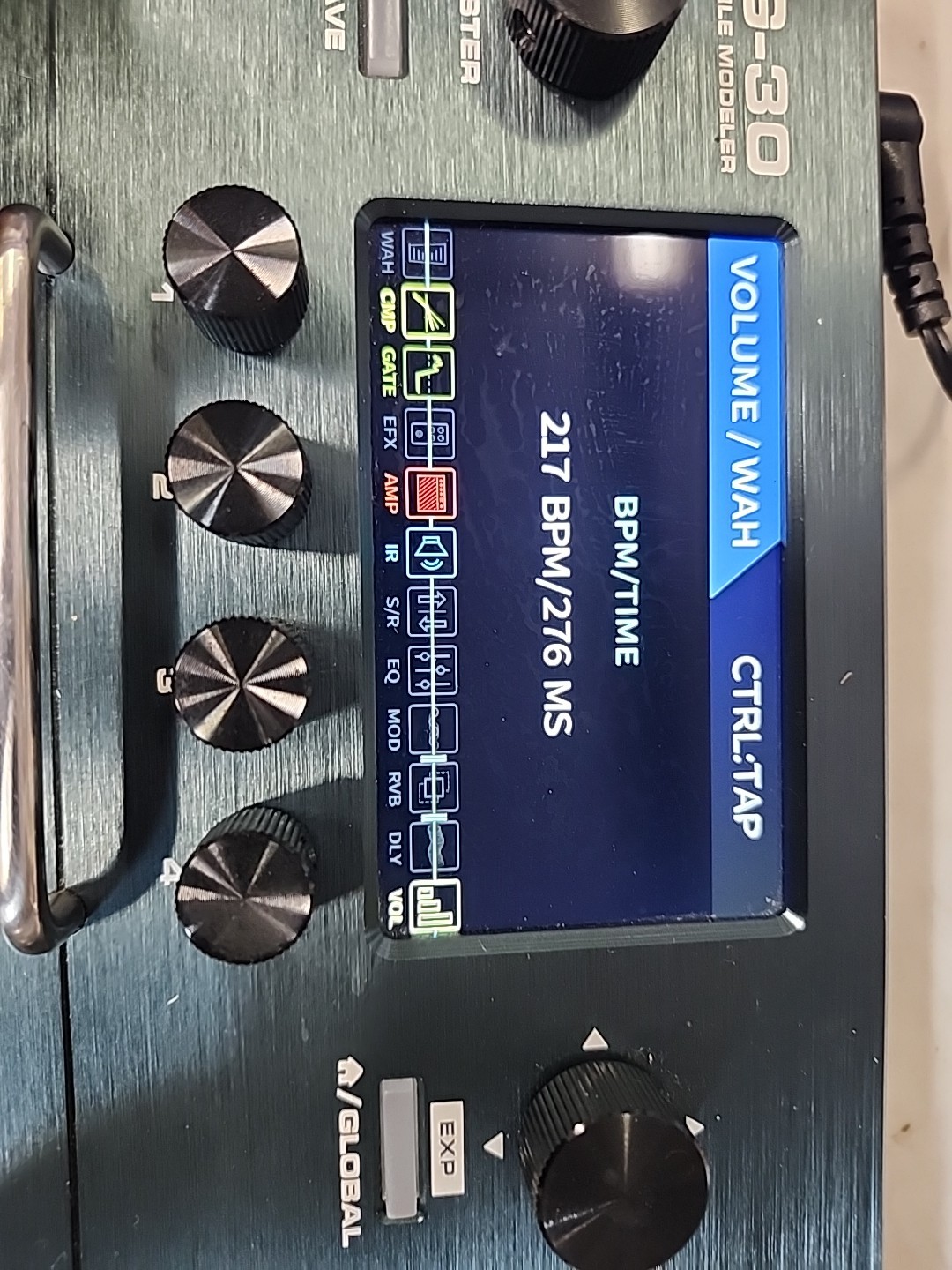 NuX Effects MG-30 Guitar Modeling Floorboard Processor Pedal With NuX LOOP