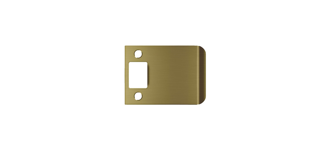 Don Jo EL-103-605 Extended Lip Strike Bright Polished Brass