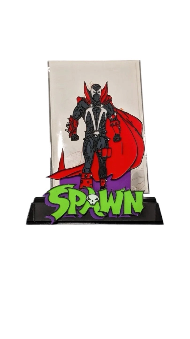 SPAWN Comic Book Display Stand fOR Non-Graded Comics, CGC, CBCS