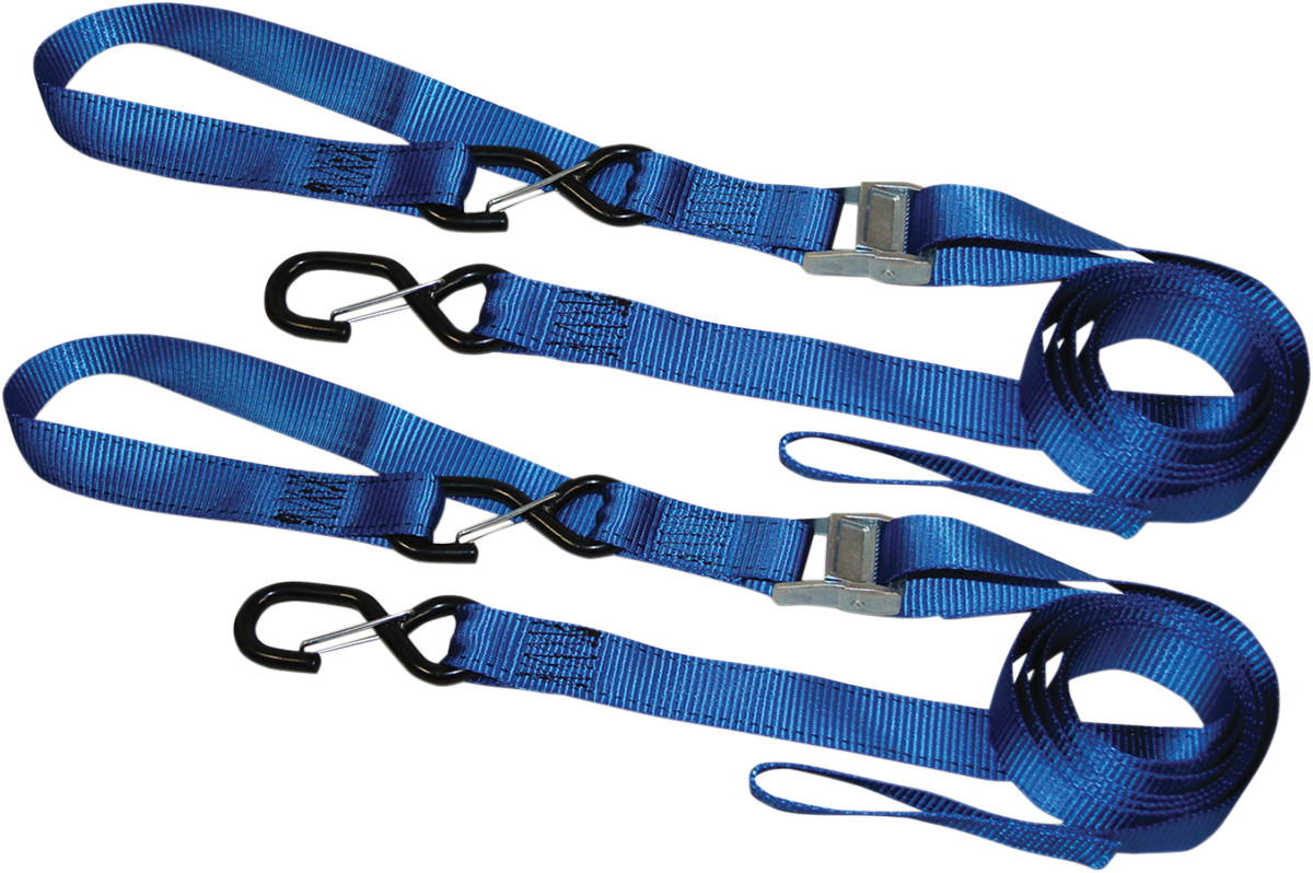 Ancra XC108-2P X-Series 1-1/4 In Cam Buckle Tie-Down 1200 Lb Blue 2-Pack