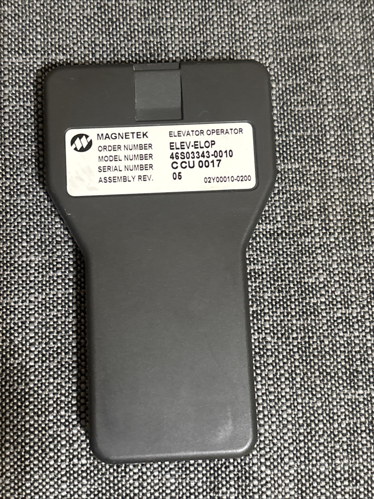 Magnetek 46S03343-0010 Hpv Elevator Operator