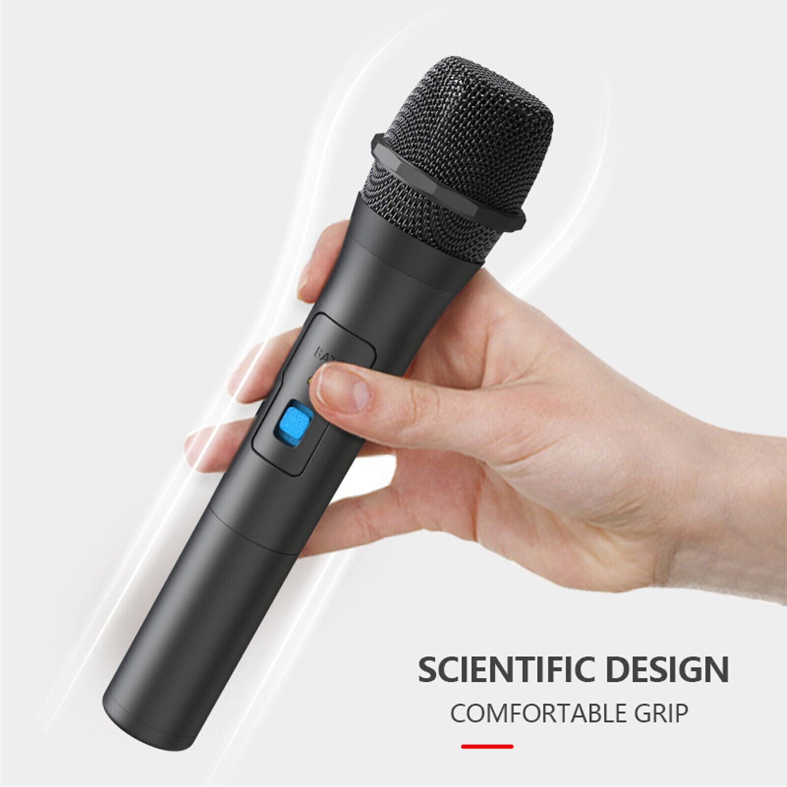 Professional VHF Wireless Microphone Handheld Mic System Karaoke W/Receiver US