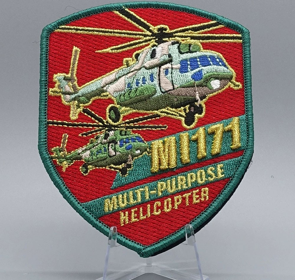 China Air Force MI171 MULTI-PURPOSE HELICOPTER Patch Jacket Badge-70374