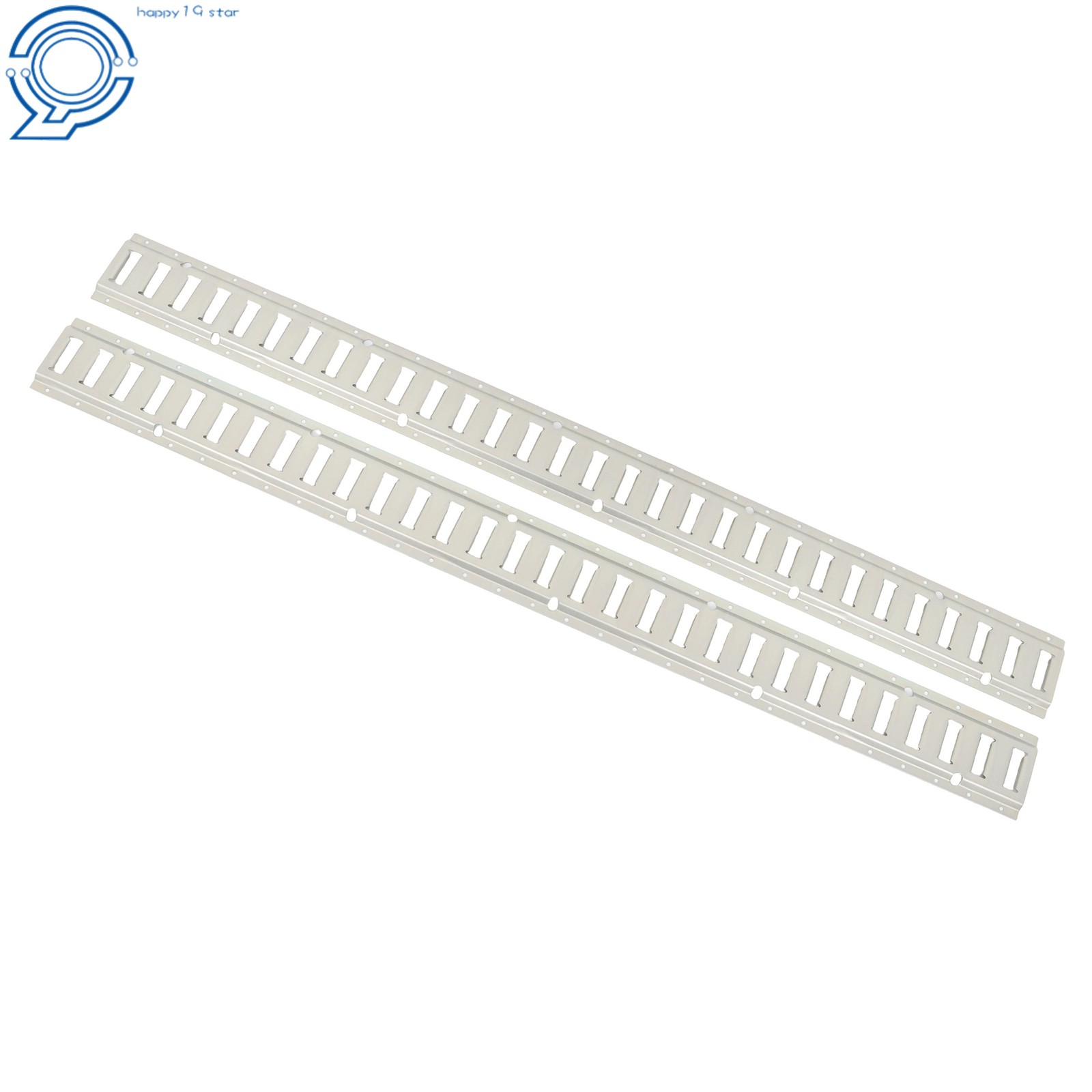 2PC 5' E-Track Tie-Down Rail For Truck Trailer Cargo Van Utility Galvanized