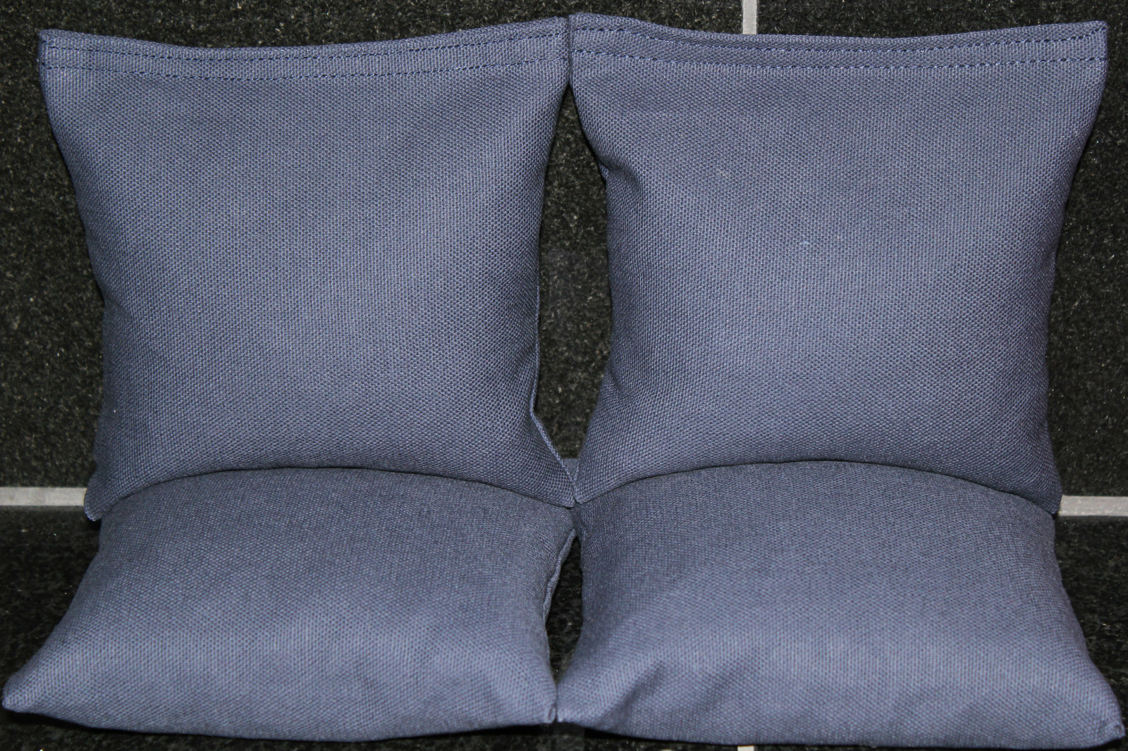 CORNHOLE BEAN BAGS 4 Navy Blue Regulation Size~ Quality Handmade FREE SHIPPING!
