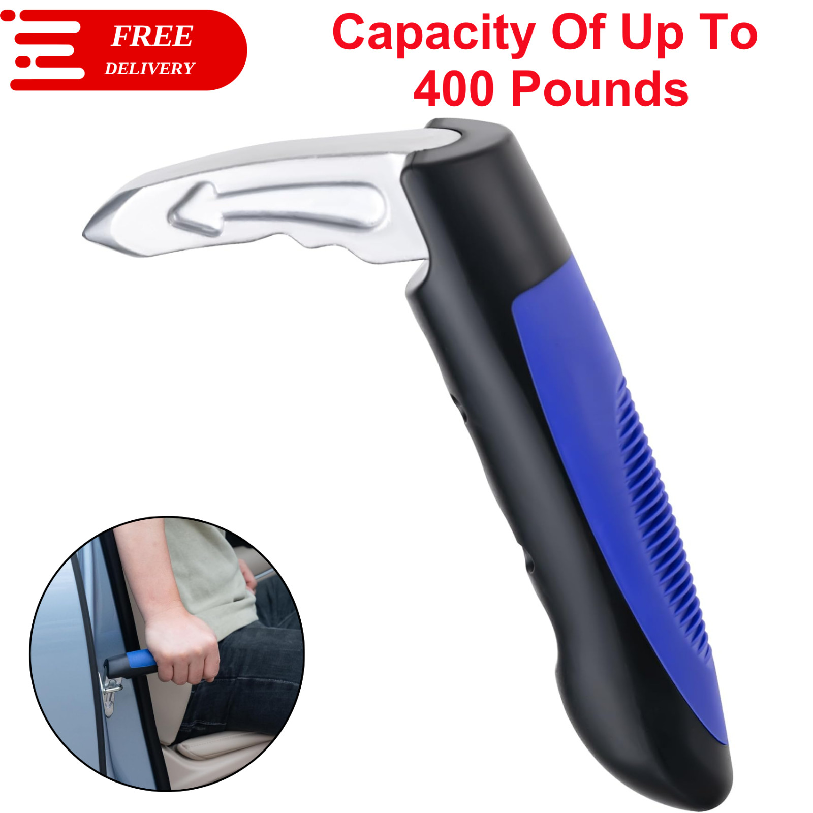 Car Mobility Assist Handle, Auto Cane for Elderly Disabled Drivers, Comfortable