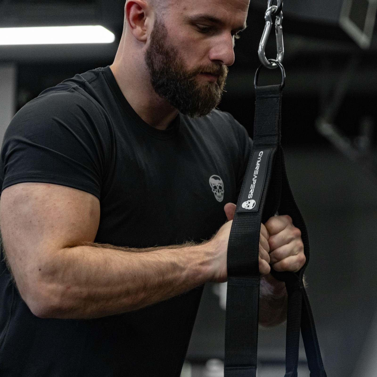 Gymreapers Tricep Rope Cable Attachment - Multi-Workout Tricep Pull Down Cable A